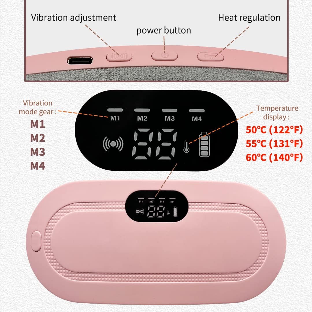 CozyCures Portable Menstrual Pain Relief Heating Belt for Women