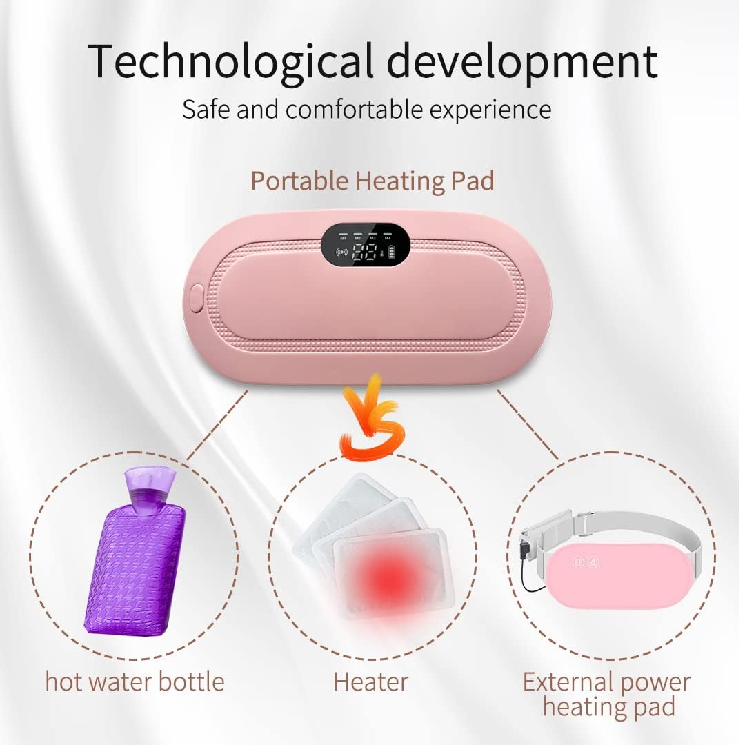 CozyCures Portable Menstrual Pain Relief Heating Belt for Women